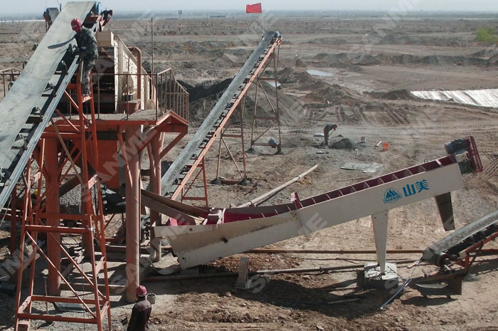 XL系列螺旋洗砂機、XLW系列洗石機