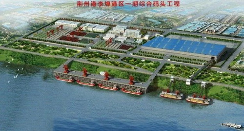 湖北一永久性砂石集并中心建成，總投資約2.5億元，年設計吞吐量360萬噸