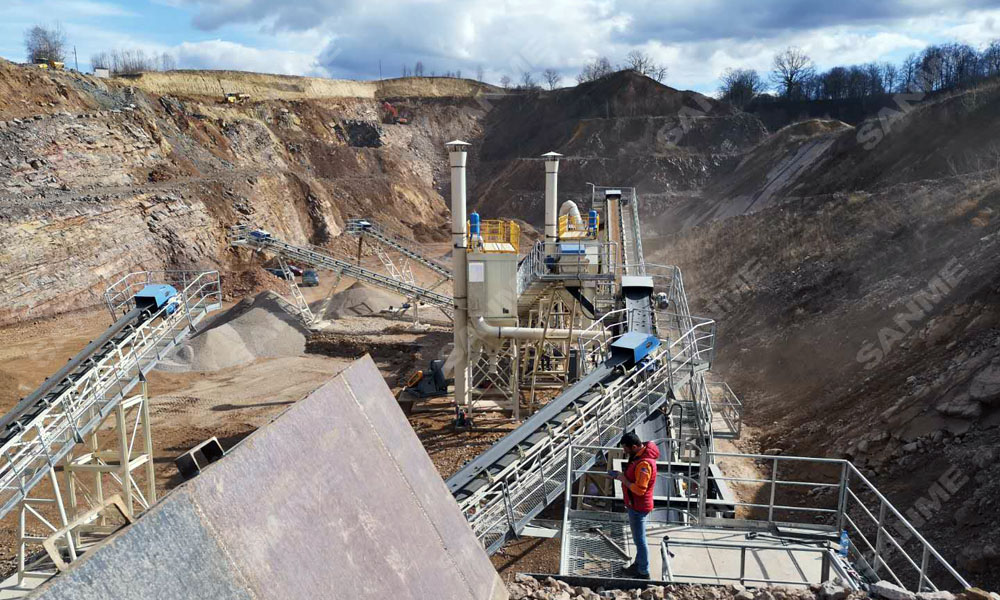 疫情擋不住中國產(chǎn)品走向歐洲 山美股份提供成套設備的骨料生產(chǎn)線調(diào)試投產(chǎn)，產(chǎn)量超預期！