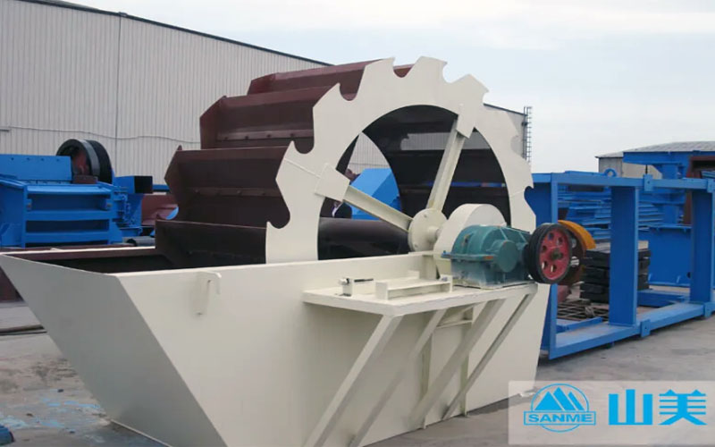 高效輪式洗砂機，洗凈度高，產(chǎn)量大！