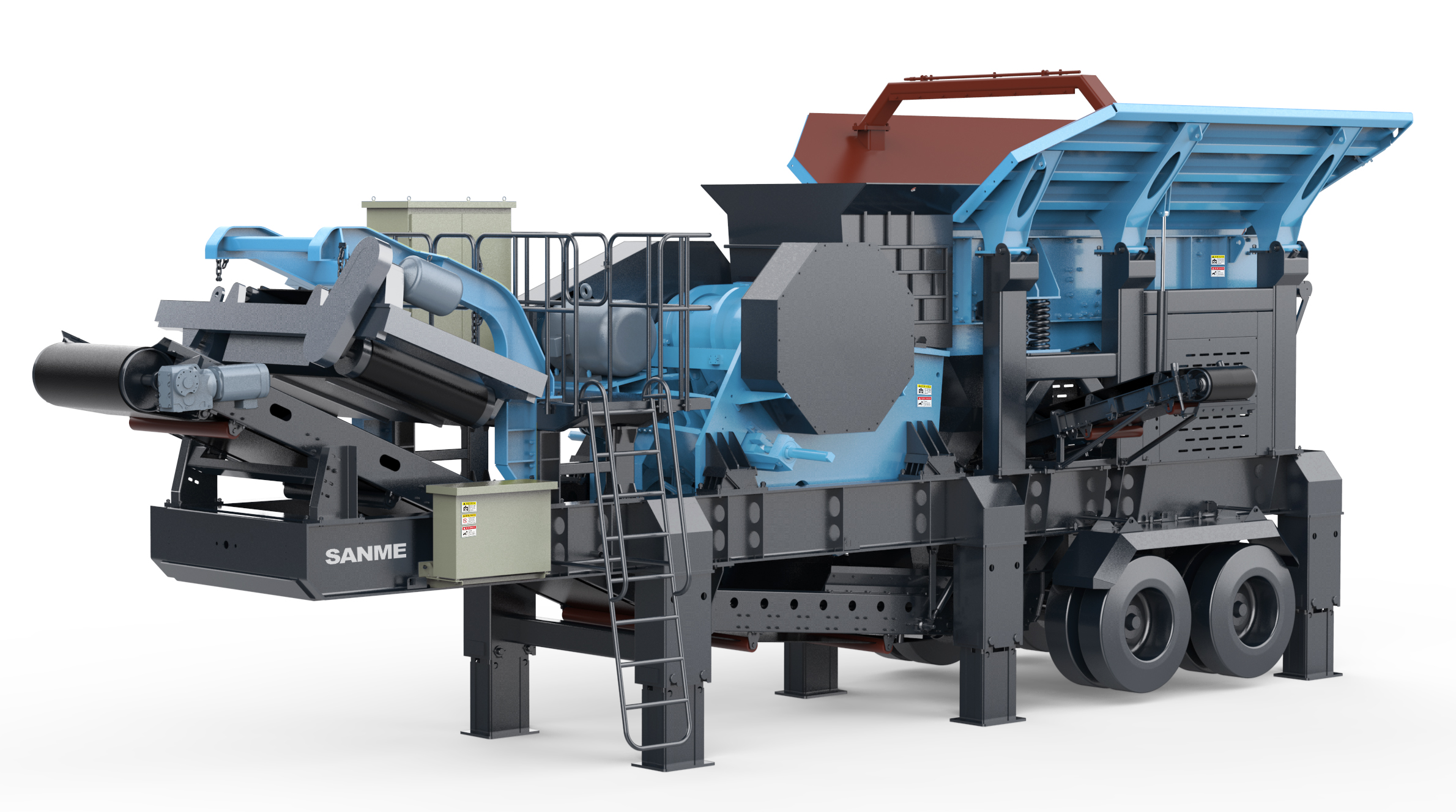 輪胎式移動破碎站多少錢一套？