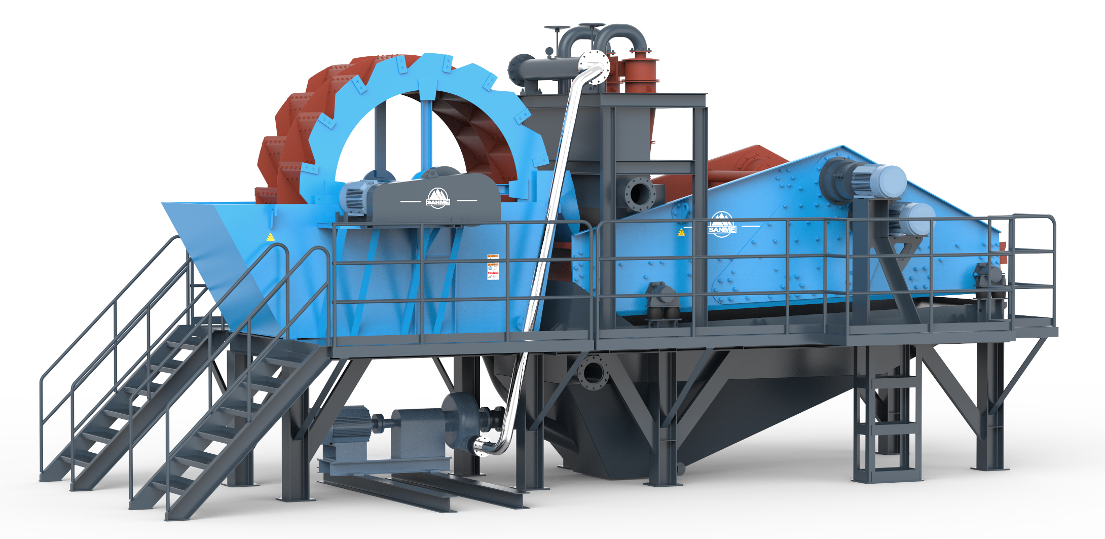 洗砂機(jī)生產(chǎn)線的配置是什么？