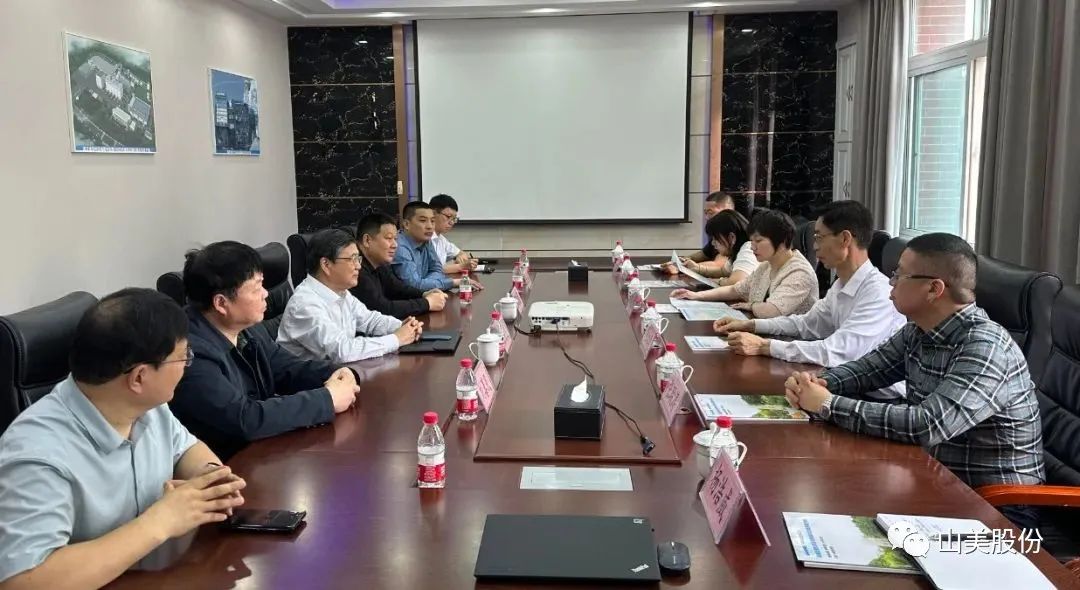 聚焦 | 熱烈歡迎中國砂石協(xié)會胡會長一行蒞臨上海山美股份鄭州基地指導交流！