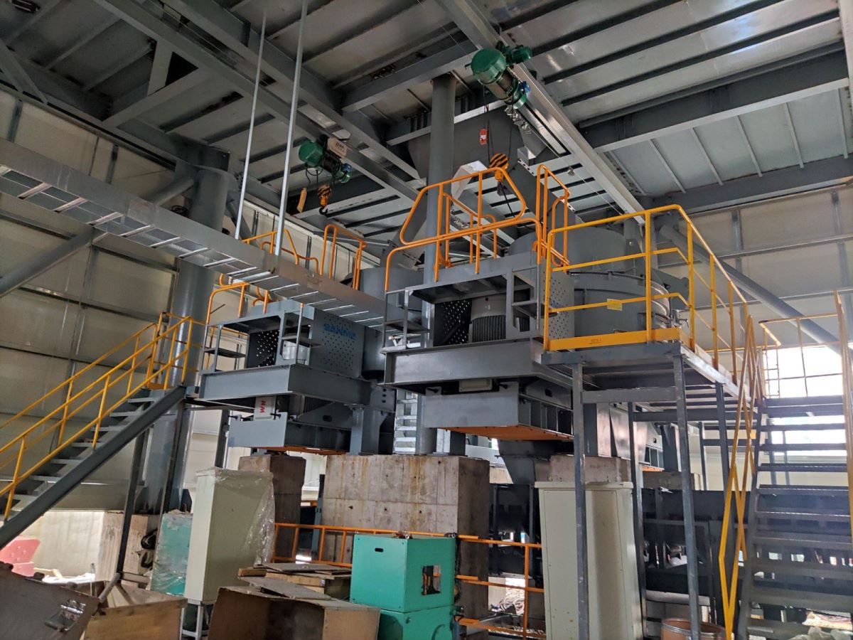 湖南常德澧縣S系列精品樓站式機制砂生產系統(tǒng)